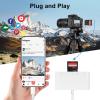 5-in-1 Memory Card Reader, USB-C 5 in 1 Hub Adapter Converter, TF/SD Card Reader for USB Flash Disk/Mouse/Keyboard/Camera view 3