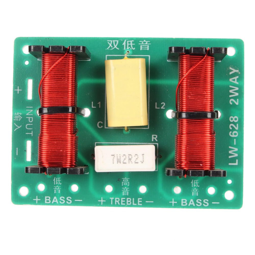 Audio Crossover Filter Distributor, 120W Good Circuit Conductivity Home Audio Speaker Frequency Divider