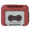 Creative Mini Tape Recorder Keychain, Retro Recorder Tape Keychain, with 3 Song Part, Can Record 15s, Couple Gift for Birthday Valentine's Day Christmas view 1