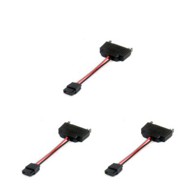1~10PCS Power 15-Pin Male to SATA 6-Pin Slimline Power Adapter Cable(Style A 3pcs)