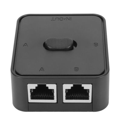 Desktop Ethernet Splitter, Exquisite 1 in 2 Out 2 Port Gigabit Switch PoE Extender Switch 10 100 1000Mbps Safe for Cat5