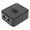 Desktop Ethernet Splitter, Exquisite 1 in 2 Out 2 Port Gigabit Switch PoE Extender Switch 10 100 1000Mbps Safe for Cat5 view 2