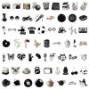 120PCS Aesthetic Stickers Black and White Pack, Y2K Aesthetic for Laptop Decals Eikecy Vinyl Waterproof Retro Vintage Stickers for Adults Teens view 4