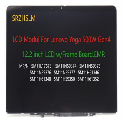 12.2" LCD Modul for Lenovo 500w Yoga Gen 4 82VQ 82VR LCD Touch Screen Digitizer Assembly MP/N 5M11N59374