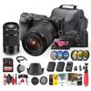 Sony a6400 Mirrorless Camera with 18-135mm Lens with Real-Time Eye Auto Focus, 4K Video (ILCE-6400M/B) + Sony E 55-210mm f/4.5-6.3 OSS Lens + 64GB Memory Card + NP-FW50 Battery + More (Renewed) view 1