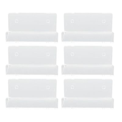 ANGGREK Clear Acrylic Record Rack, Wall Mounted Record Rack, Multifunctional, Easy Installation for Bedroom