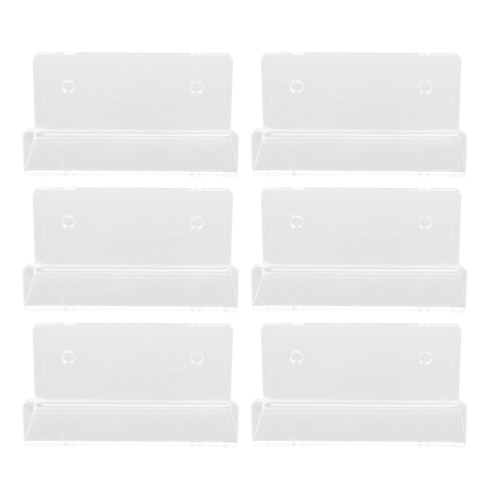 ANGGREK Clear Acrylic Record Rack, Wall Mounted Record Rack, Multifunctional, Easy Installation for Bedroom