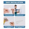ANGGREK Clear Acrylic Record Rack, Wall Mounted Record Rack, Multifunctional, Easy Installation for Bedroom view 4