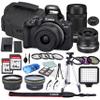 Canon EOS R50 Mirrorless Camera with Canon RF-S 18-45mm is STM Lens and Canon RF-S 55-210mm Lens + Filters + Case + 2X 64GB Memory Cards + Tripod + LED Square Light (28PC Bundle) (Renewed) view 1