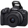 Canon EOS R50 Mirrorless Camera with Canon RF-S 18-45mm is STM Lens and Canon RF-S 55-210mm Lens + Filters + Case + 2X 64GB Memory Cards + Tripod + LED Square Light (28PC Bundle) (Renewed) view 2