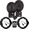 KICKER Speakers 6.5 inch for Chevrolet Avalanche 2007-2013 Upgrade Kit - Pair of KS Series with Adapters and Harness, Component 6 1/2 Car Audio Front Door Speaker for Chevy KSS6504, 51KSS6504 view 1