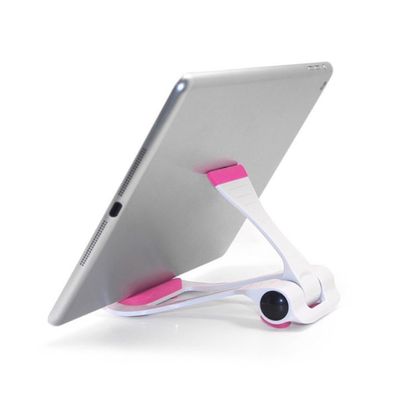 CAXUSD 3pcs Adjustable Multi-Angle Foldable Phone Stand for Tablets and Portable Desktop Holder - Design Random Color for Home Office Travel