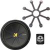 KICKER Subwoofer and Grille Package of 2 Items: 15" CompC Subwoofer DVC 4-ohm with ABS Grille - 50CWCD154 Sub & 43CWR15G Grill view 1