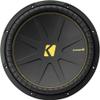 KICKER Subwoofer and Grille Package of 2 Items: 15" CompC Subwoofer DVC 4-ohm with ABS Grille - 50CWCD154 Sub & 43CWR15G Grill view 2