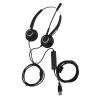 Enlybee USB Call Center Headset with Microphone, Noise Cancelling Function, Comfortable Wearing, Mute, Universal Compatibility, Adjustable Volume, Super Long Cable view 1