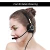 Enlybee USB Call Center Headset with Microphone, Noise Cancelling Function, Comfortable Wearing, Mute, Universal Compatibility, Adjustable Volume, Super Long Cable view 4