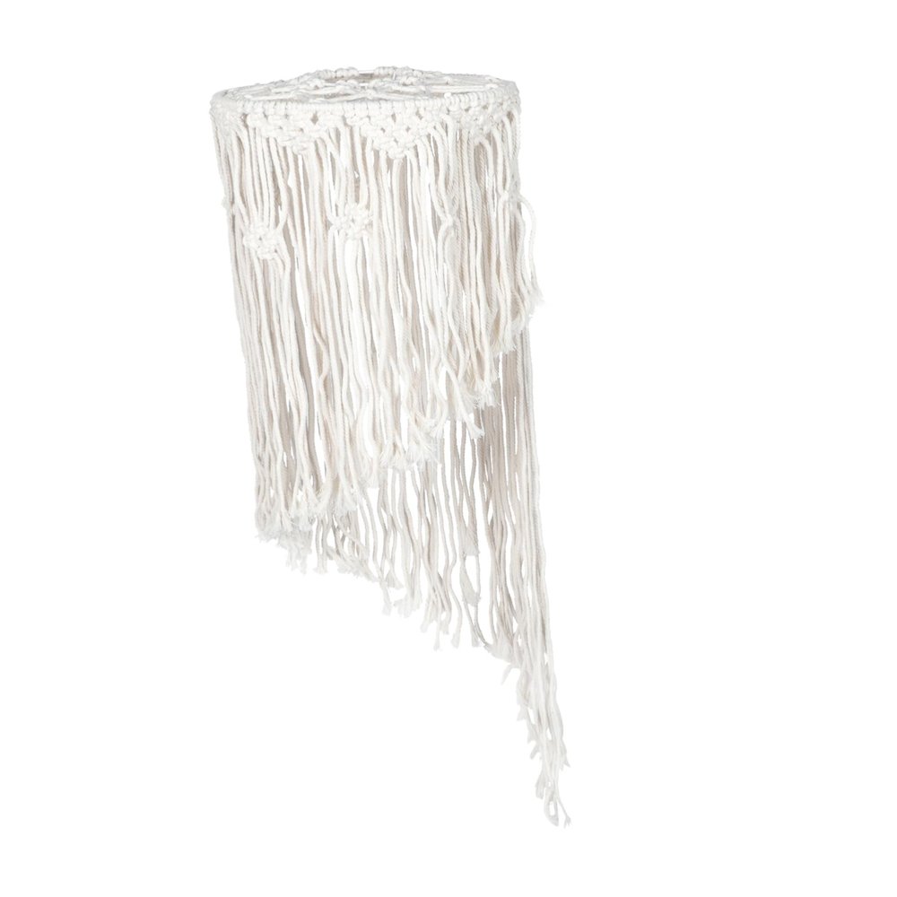 GLSTOY Hand-woven Ceiling Lamp Shade Elegant Woven Decorative Light Cover for Living Room Bedroom and Study Creative Home Hanging Light Fixture