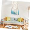 GLSTOY Hand-woven Ceiling Lamp Shade Elegant Woven Decorative Light Cover for Living Room Bedroom and Study Creative Home Hanging Light Fixture view 3