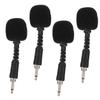 BIUDECO 4pcs Professional Microphone for Live Streaming Recording Karaoke and Conference Mini Noise-canceling Mic Pole Thread for Easy Connection to Phones and Computers view 1