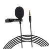 CAXUSD Clip Omnidirectional Lavalier Microphone Cable Portable Recording Mic for Smartphones and Computers Audio for Interviews Webcasts and Lectures Black view 2