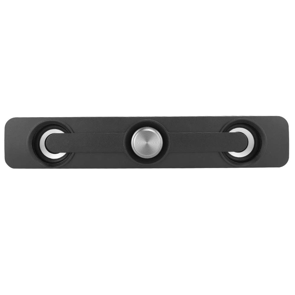 Enlybee Professional Small Speaker with 3.5mm Universal Jack, Stereo Sound for Notebook and Desktop Computer, Portable Design with Volume Control Knob, Performance Audio Experience