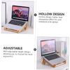 FELTECHELECTR 1pc Height Adjustable Laptop Storage Stand Notebook Shelf for Enhanced Cooling Productivity Tool Setup for Home Office Use for Birthdays Anniversaries view 2