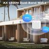 AX1800 WiFi 6 Wireless Outdoor Access Point with AC1200 Outdoor WiFi Extender view 2