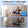LIZVIE Hidden Camera Charger Dock with 2K 5G Pixels Security Adjustable 160 Wide-Angle Lens - Night Vision and Motion Detection - Wireless Phone Charger Camera, APP Remote Control for Home and Office view 4