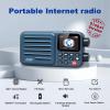 Choyong A8W Internet Radio Portable Smart Receiver WIFI/4G Global Version Radio Speaker with FM,TF Card,All World Radios,for Home with WiFi,Digital Radio,choyoung Navy Blue view 2
