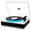 LP&No.1 Record Player with Built-in Stereo Speakers, LED Control, 3-Speed Belt-Drive Vinyl Turntable with USB Playback & Recording, Wireless BT Input & Output, Auto Stop, Pitch Control | White Pearl view 1