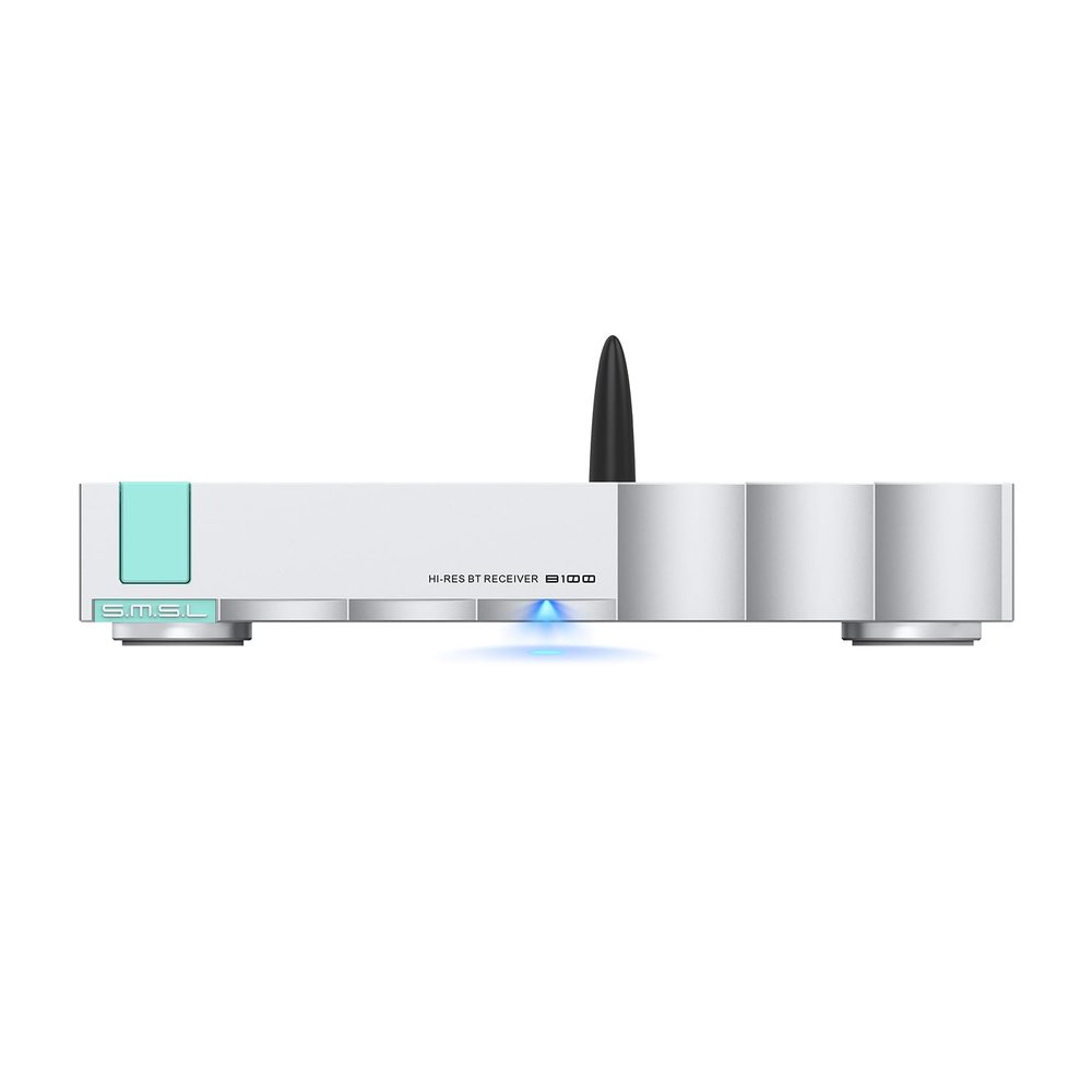 S.M.S.L B100 Hi-Res Bluetooth Receiver with AK4493S DAC - Home Stereo with Bluetooth 5.1 and Multi-Output (Optical/Coaxial/AES/EBU/Line Out)
