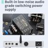 S.M.S.L B100 Hi-Res Bluetooth Receiver with AK4493S DAC - Home Stereo with Bluetooth 5.1 and Multi-Output (Optical/Coaxial/AES/EBU/Line Out) view 4