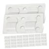 Outanaya 50pcs Lightweight Sturdy Wire Fixer Clips Cord Keepers for Power Cord Holder Organize Your Space Efficiently view 1