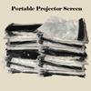 Portable 4:3 Projector Screen, Foldable Anti-Crease Projection Movie Screen, for Outdoor Indoor Home Theater(133in(270x203cm)) view 3