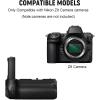 Nkmooxe MB-N12 Battery Grip for Nikon Z8 Cameras, Replacement for Nikon Z8 Battery HolderHolds 2 EN-EL15b/EN-EL15a/EN-EL15 Batteries. view 2