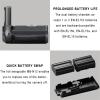 Nkmooxe MB-N12 Battery Grip for Nikon Z8 Cameras, Replacement for Nikon Z8 Battery HolderHolds 2 EN-EL15b/EN-EL15a/EN-EL15 Batteries. view 3