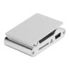 Mini MP3 Portable Music Player Back Clip Sports Player with Earphone and USB Cable for Outdoor Activities, Sports Back Clip Portable Music Player (Silver) view 2