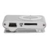 Mini MP3 Portable Music Player Back Clip Sports Player with Earphone and USB Cable for Outdoor Activities, Sports Back Clip Portable Music Player (Silver) view 4