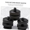 HOMOCONO 4pcs Aluminum Alloy Hot Shoe Mount Camera Cold Shoe Mount Accessory Adapter view 3