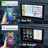 10.1 Inch IPS Touchscreen Android 13 Car Stereo for Honda Civic 2006-2011 with Wireless CarPlay & Android Auto 4+64GB Car Radio, Support GPS, WiFi 6, Bluetooth,5.4, FM Radio, Backup Camera, SWC view 2
