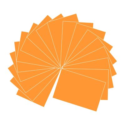 18 Pcs Color Correction Gel Light Filter,Transparent Overlays Lighting Gels Colored Plastic Sheets,Colored Film for Lights Photography Lamp Reading,Landscape Led Covers A4 Size (Orange)