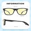 ANYLUV Blue Light Glasses for Kids, Youth Protection Glasses for Gaming, Teen Blue Light Glasses Reduce Eye Strain view 3