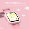 LogHog 4G WiFi SIM Card Kids Smart Watch for Girl,1.78''Large Amoled Screen GPS Watch for Teen Students with SOS,Camera,2-Way Video Calling, Pedometer, Whatsapp, Kids Phone Watch view 3