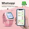 LogHog 4G WiFi SIM Card Kids Smart Watch for Girl,1.78''Large Amoled Screen GPS Watch for Teen Students with SOS,Camera,2-Way Video Calling, Pedometer, Whatsapp, Kids Phone Watch view 4