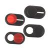 DirectNine Basics 4pcs Webcam Cover Durable Camera Protector for Laptop Tablet and Smartphone Easy to Install Privacy Cover Lightweight and Compact Design Black Red view 1