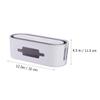 CAXUSD Power Outlet Plug Protector Cases Large Wire Storage Box Cord Organizer Box Cable Management view 2
