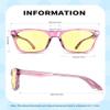 ANYLUV Blue Light Glasses for Kids, Youth Protection Glasses for Gaming, Teen Blue Light Glasses Reduce Eye Strain view 3