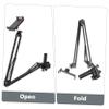 Bedside Rotating Phone Holder Long Arm Tablet Stand for Desk Nightstand Foldable Metal Design for Easy Use Smartphones and Tablets view 4