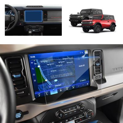 BSTW Bronco Screen Protector 12 In for 2021-2024 Ford Bronco Raptor/Wildtrak/Outer Banks/Everglades/Badlands SYNC 4 12" Touchscreen Tempered Glass Protective Film