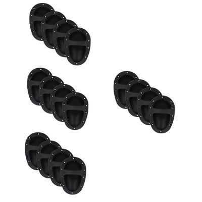 16pcs Speaker Handle Replacement Grasp Handle for Amplifiers Easy Installation Professional Look for Speaker Cabinets and Stage Equipment